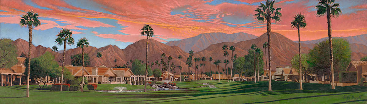 Oasis Sunset by Garth Everett, Image 1.