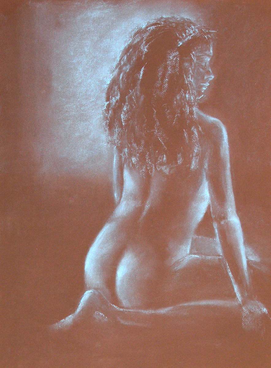 Figure in Pastel #10 by Kirk Campaña, Image 2.