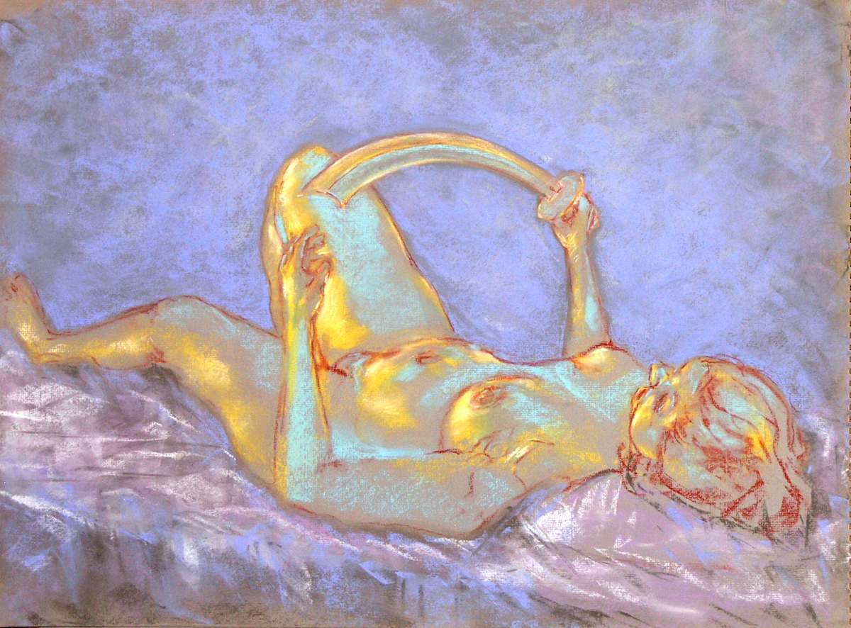 Figure in Pastel #11 by Kirk Campaña, Image 6.