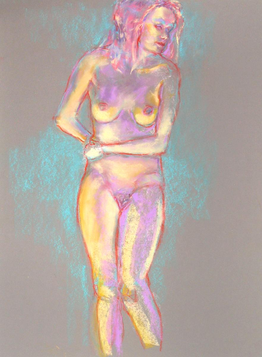 Figure in Pastel #19 by Kirk Campaña, Image 6.