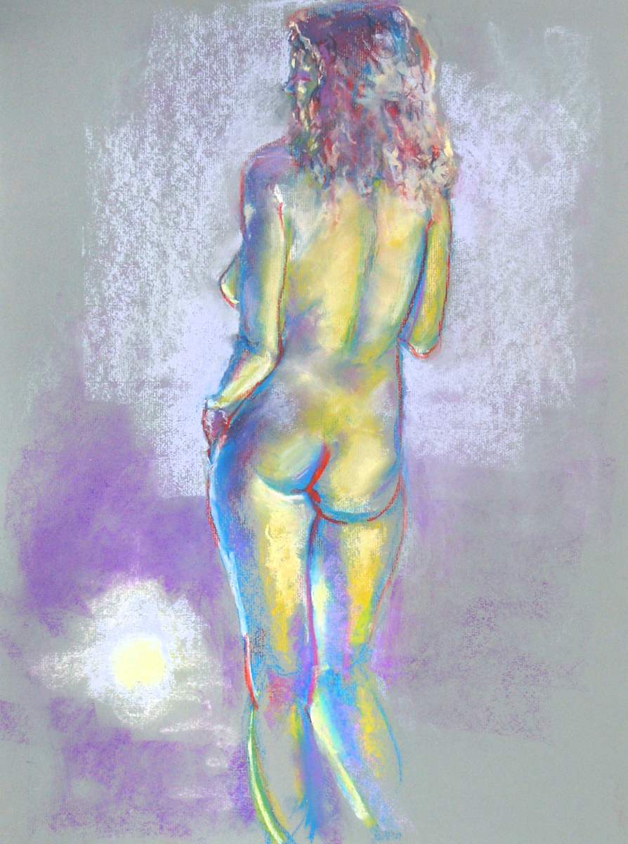 Figure in Pastel #20 by Kirk Campaña 