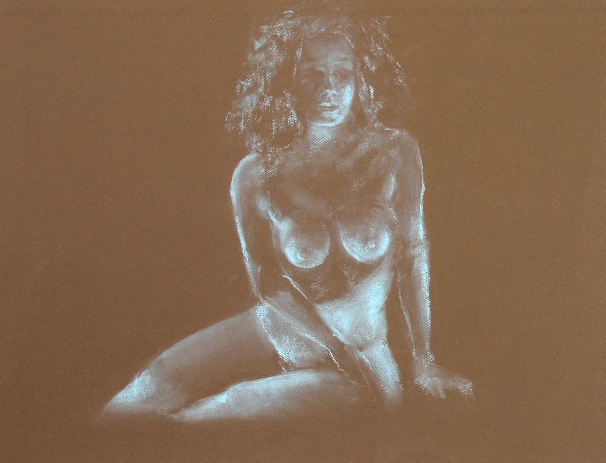 Figure in Pastel #22 by Kirk Campaña, Image 1.