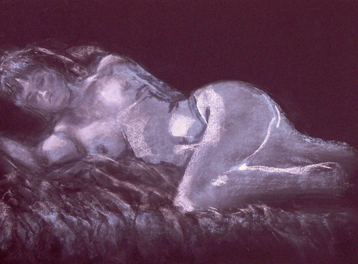 Figure in Pastel #6 by Kirk Campaña, Image 6.
