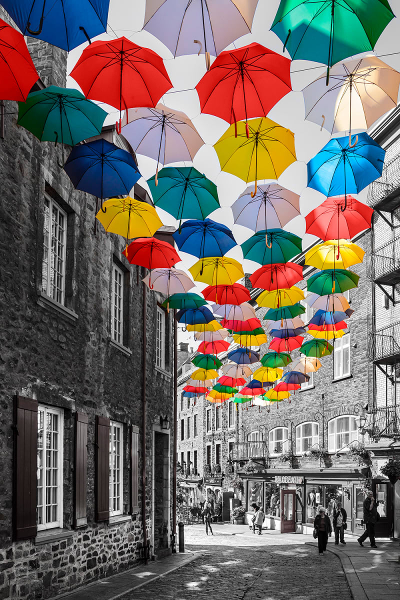 Umbrella Alley by Eric Renard 