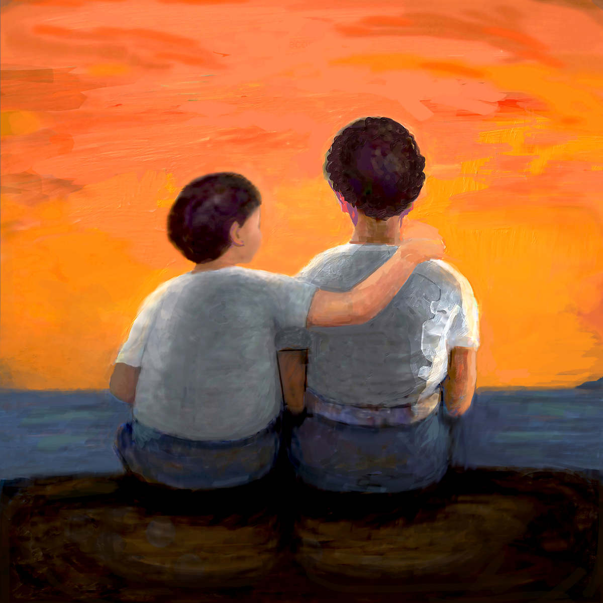 Red Sunset by Sunhee Joo, Image 1.