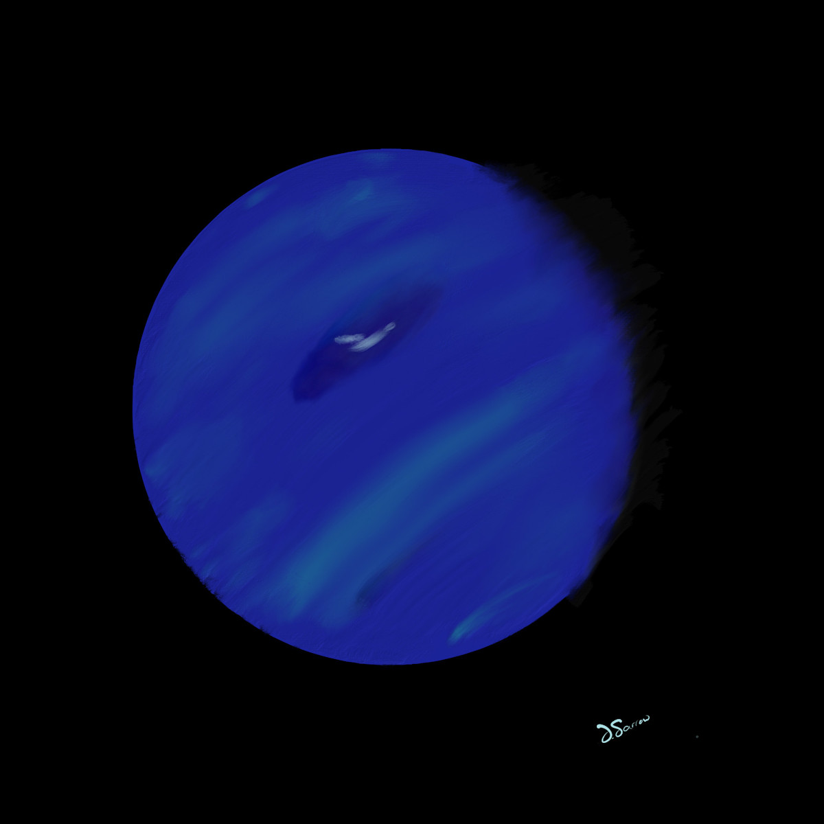 Neptune - Digital Art, Honorable Mention by Jonathan Sarrow 