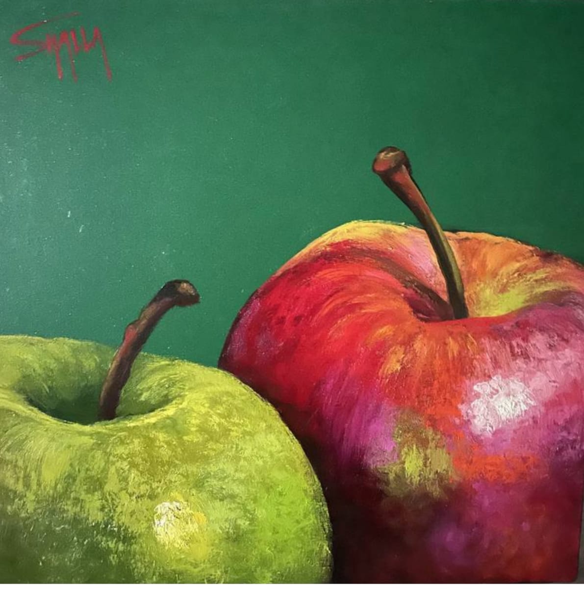 Cuddly Apples by Shalla Javid 