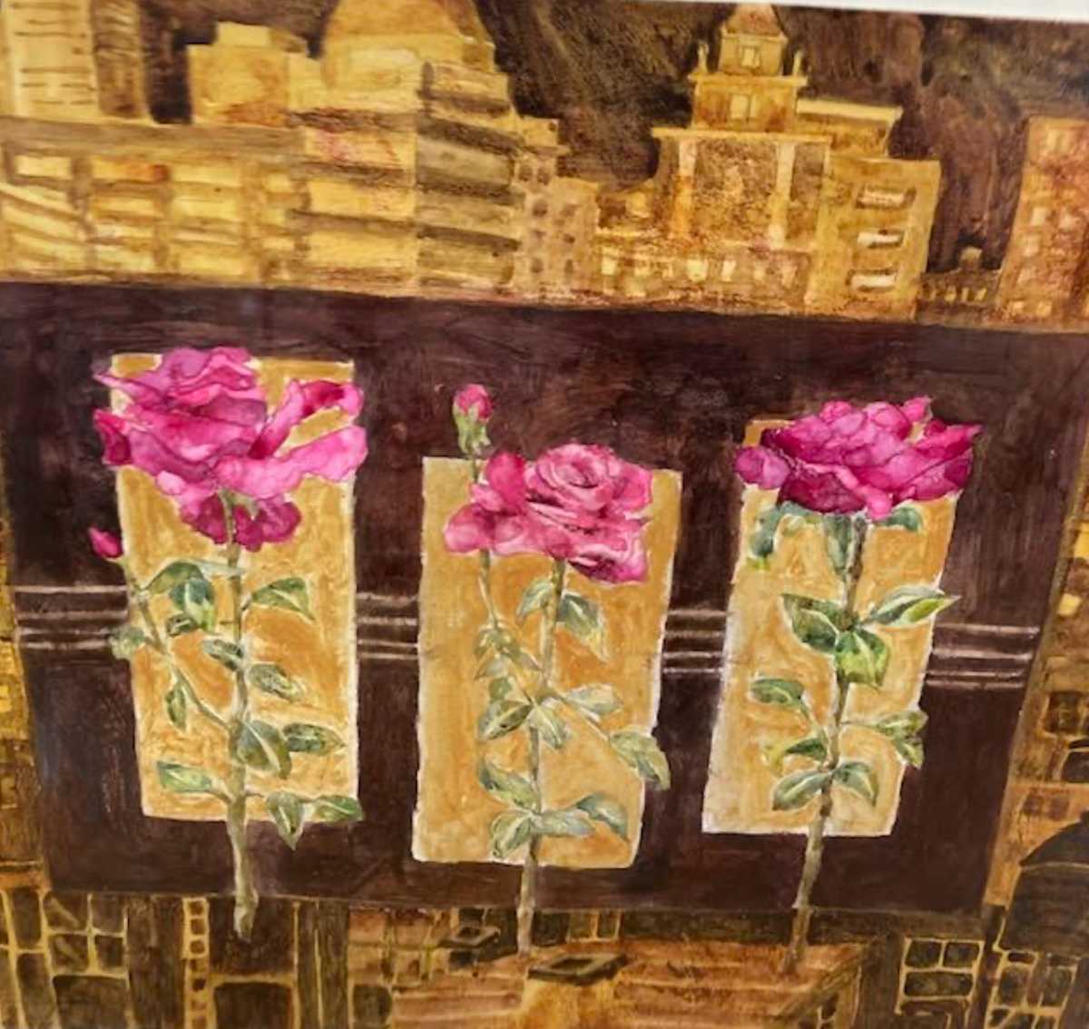 Roses in New York by Shelley Lazarus 