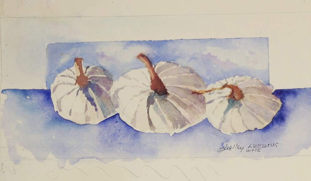 White Pumpkins by Shelley Lazarus 