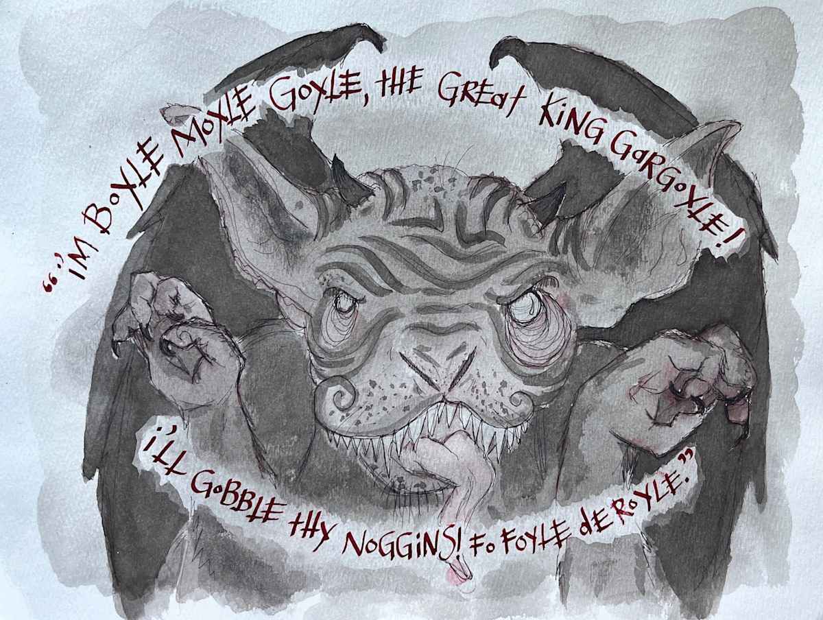The Gargoyle and The Mason, page 7 by Marina Claire 