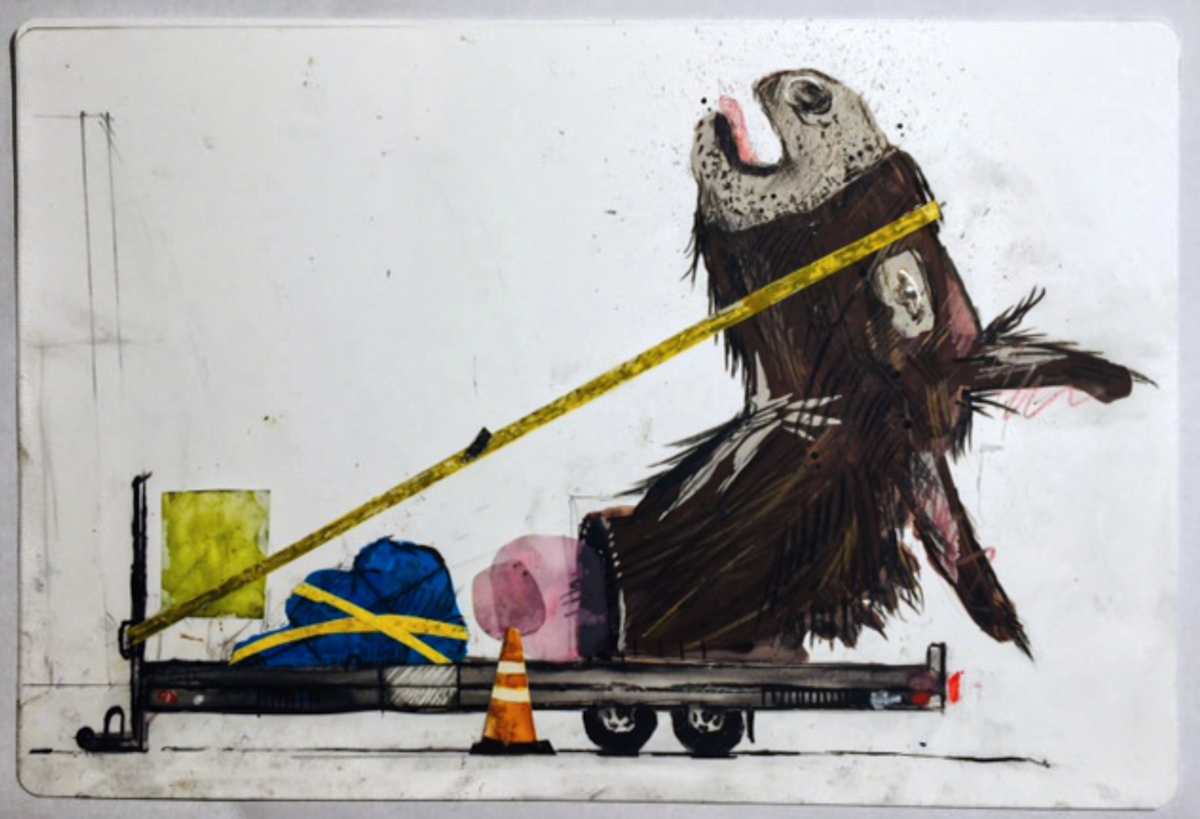 Film Props on Trailer by Kevin Jacobs 