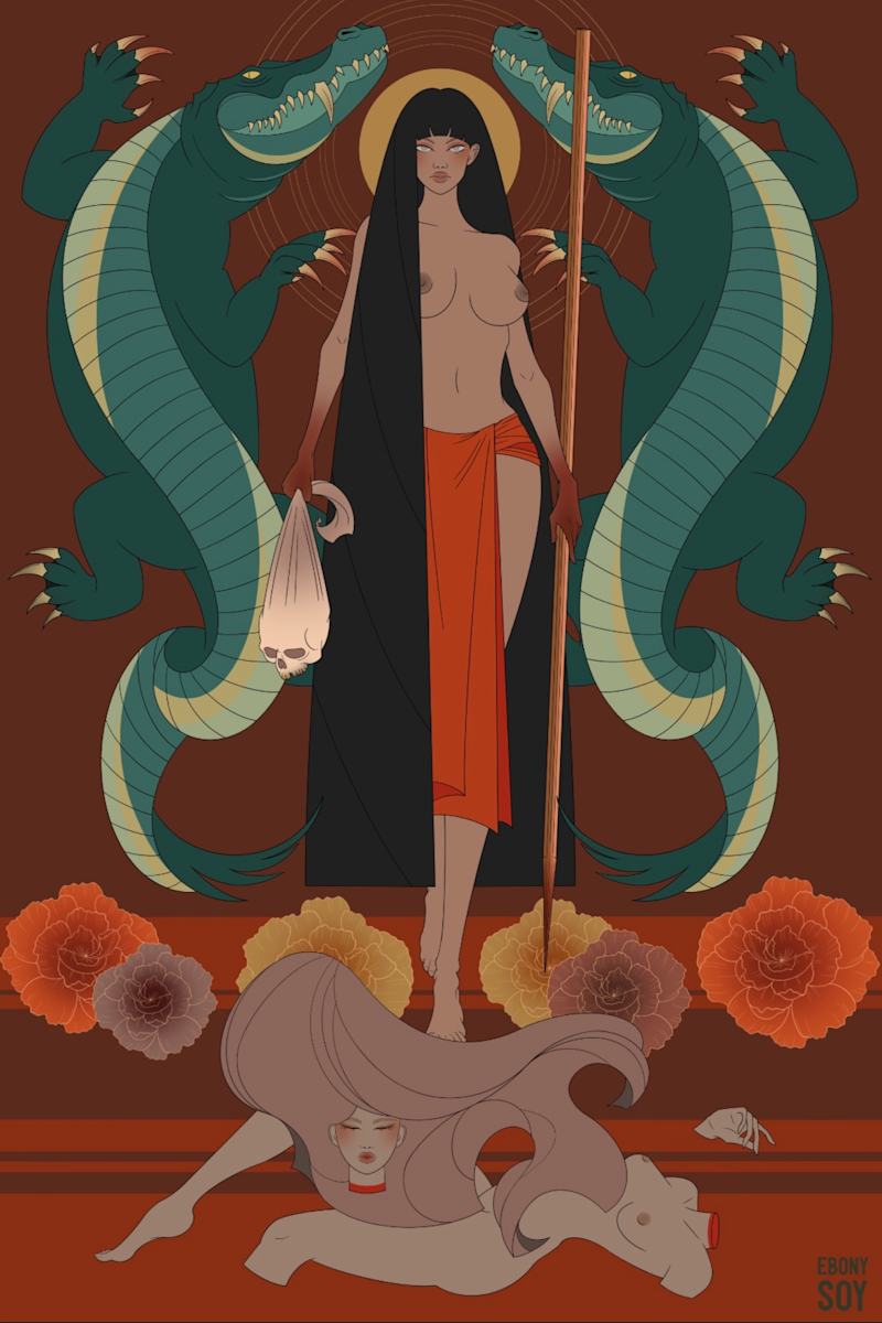 Shaman Warrior by Ebony Soy 