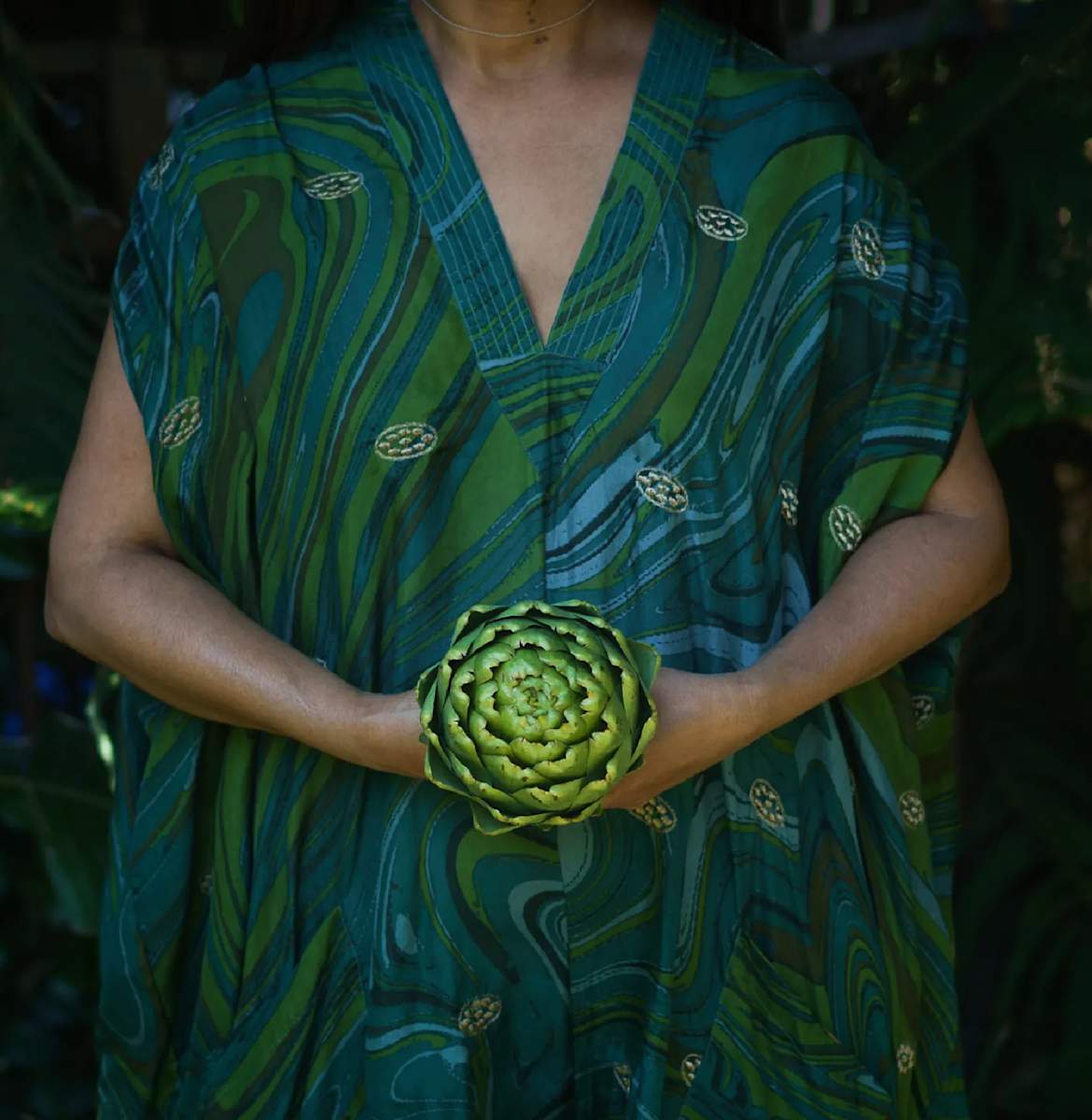 Artichoke for steaming with aromatics by Rohina Hoffman, Image 1.