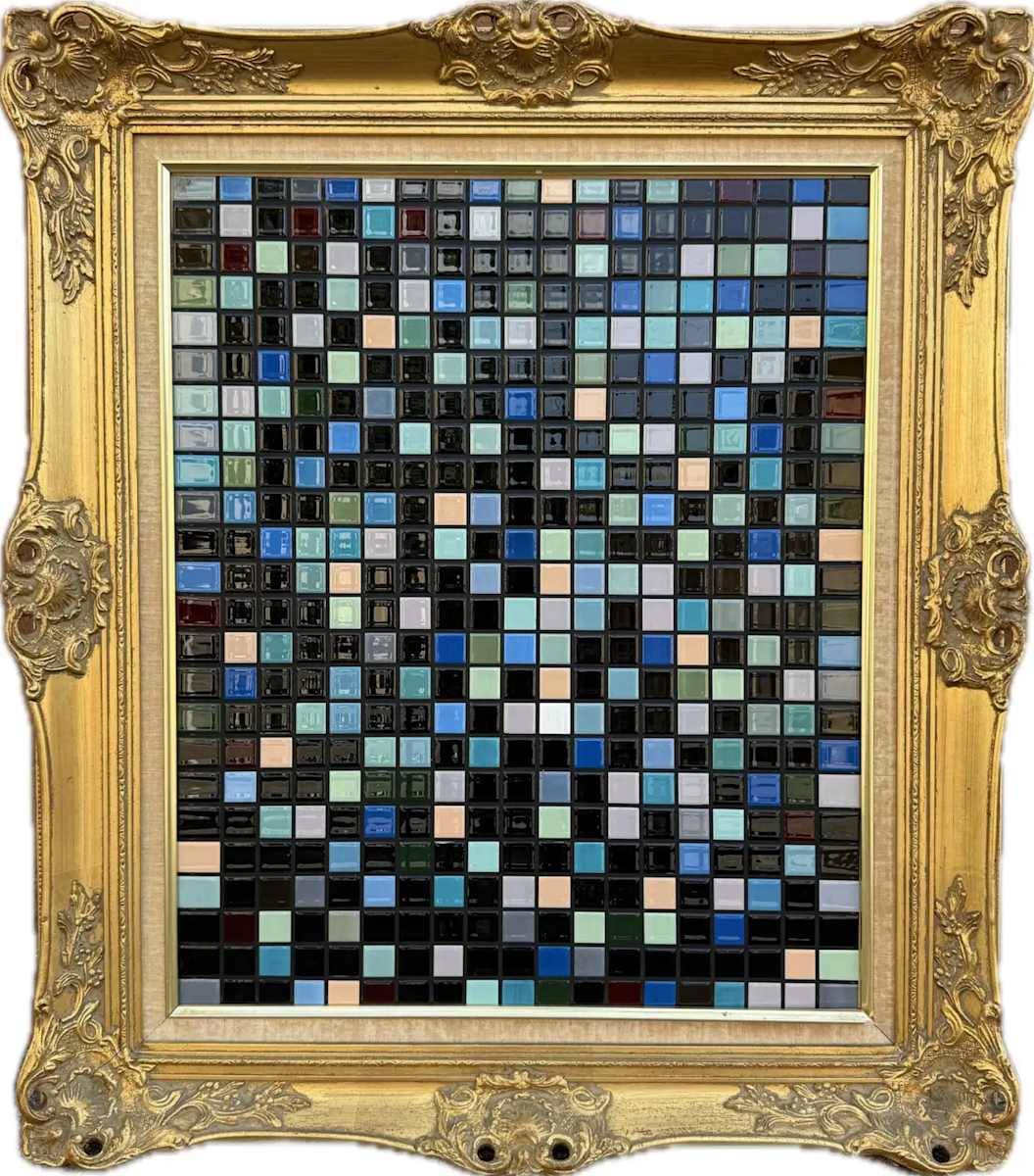 Blue, Pixel Series by Stacey Hughes, Image 1.