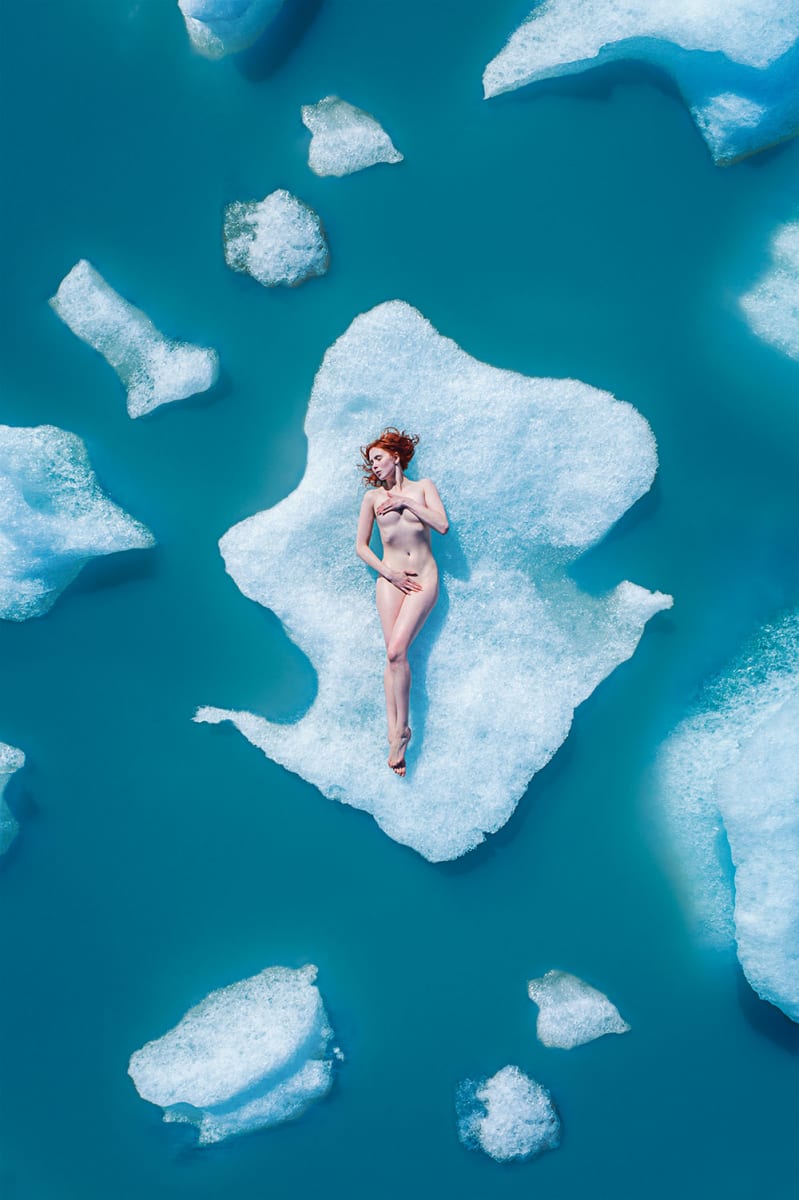 Selkie on Ice by Raf Willems  Image: Authentic shot with local model in Iceland