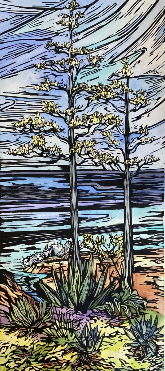 La Senda  (LA OPEN- EXCELLENCE IN PRINTMAKING) by Elsie Sims 