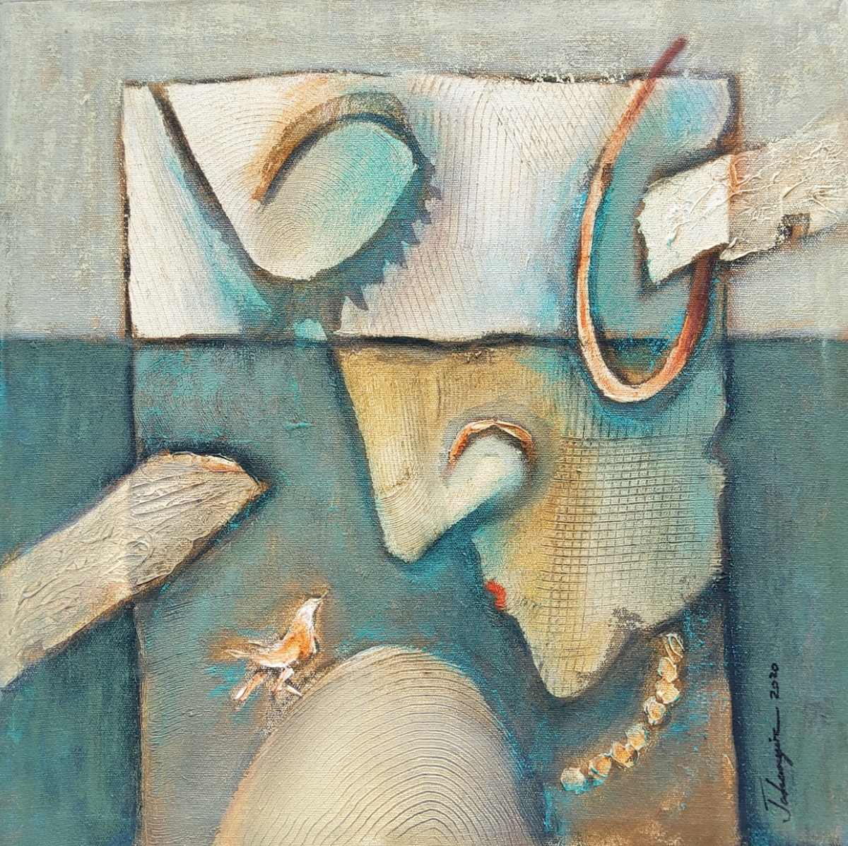 Bird and woman by Jahangir Hossain 
