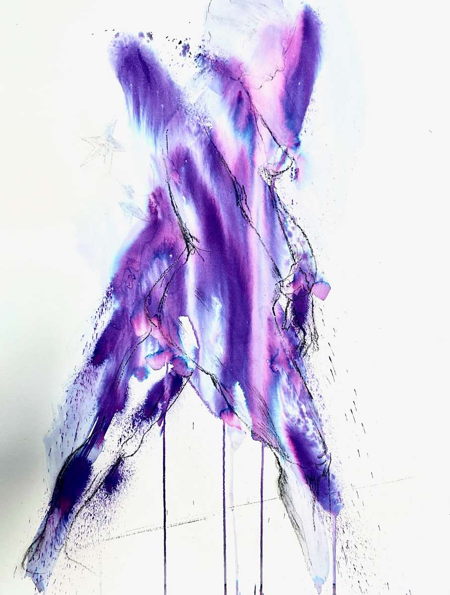 Striding Angel by Elyse Wyman 