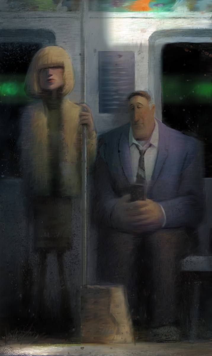 Subway Strangers by Barry Jackson 