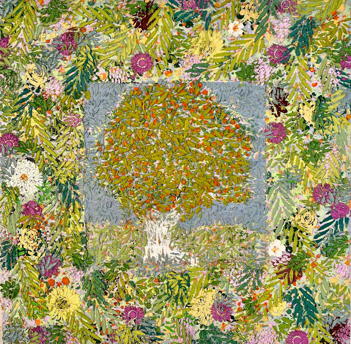 Garden and Orange Tree by Barbara Thompson, Image 1.