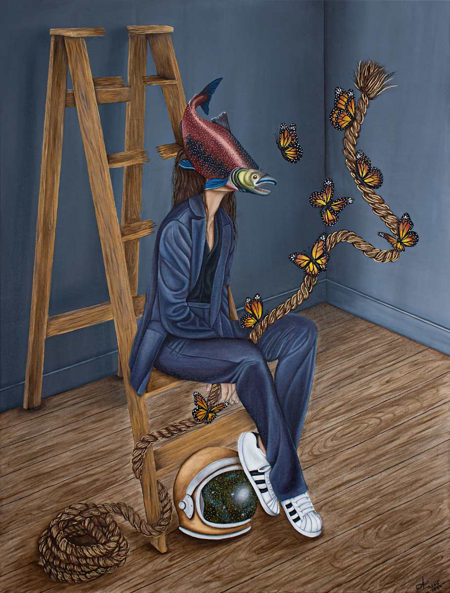 Broken Stairs by Andrea Touche 
