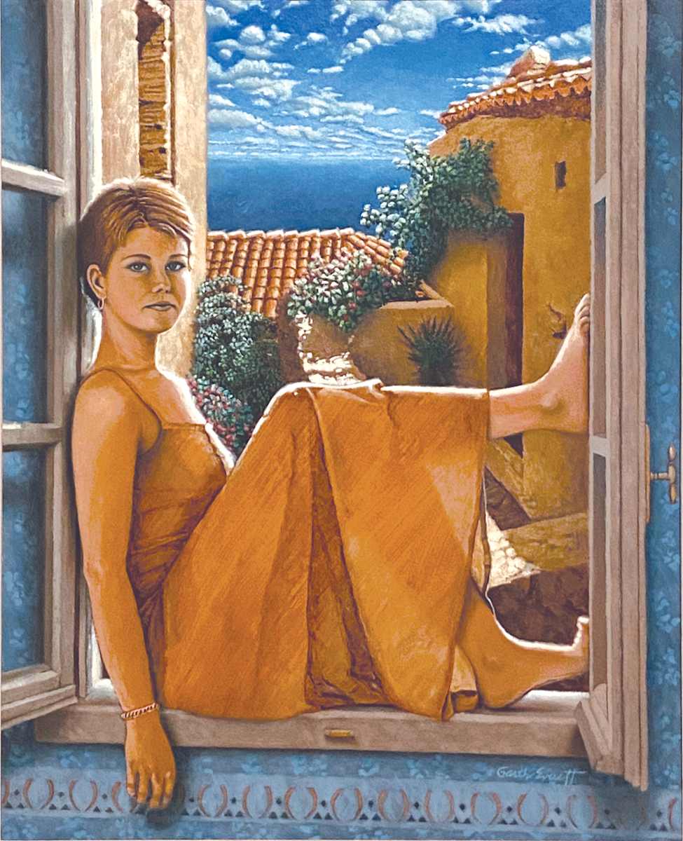 Window To The Mediterranean by Garth Everett, Image 1.