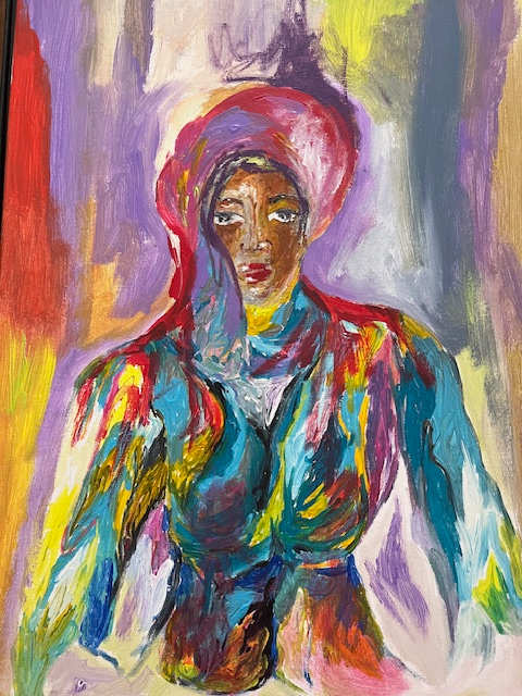 Woman in Blue by Lisa Jones Gentry 