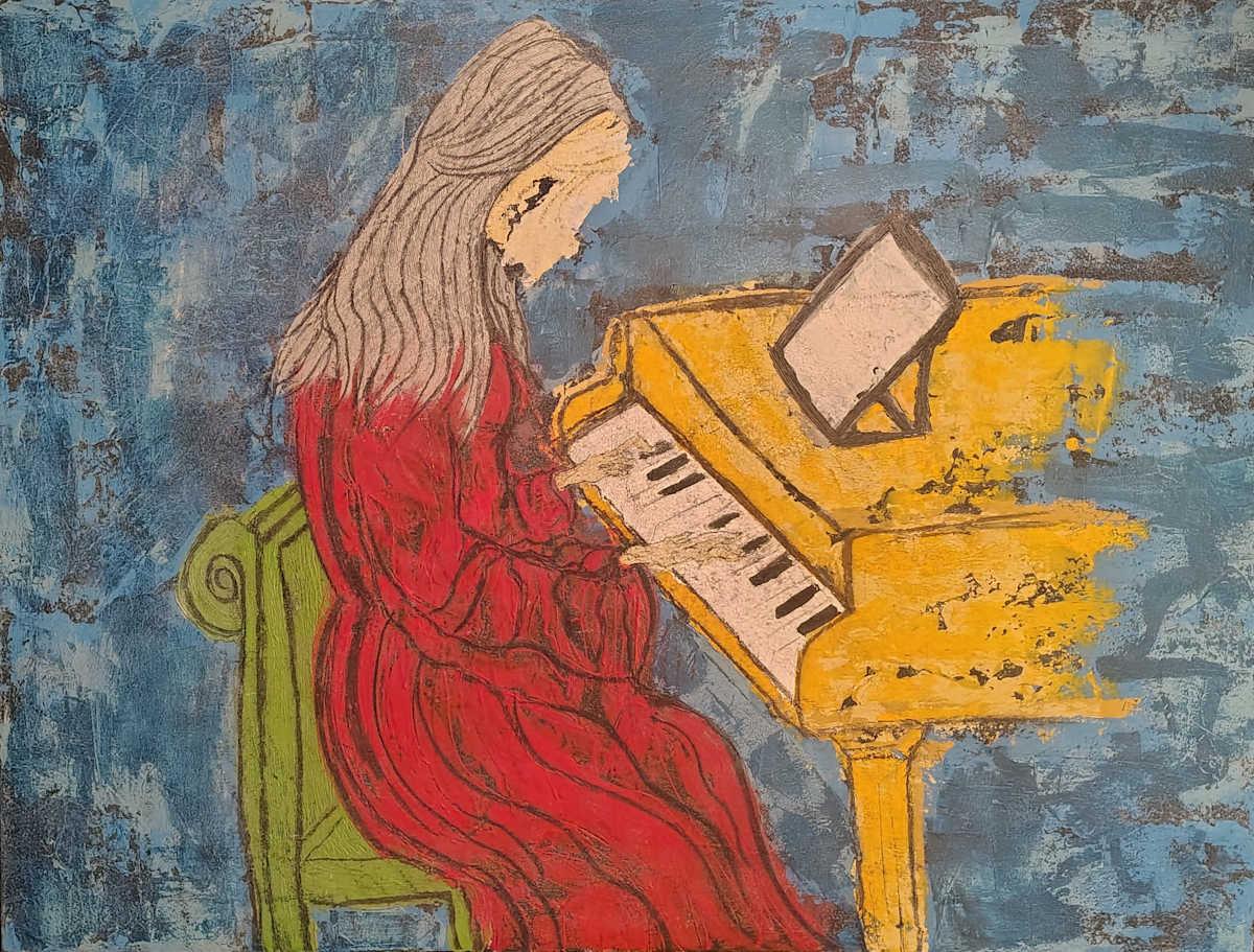 Death Playing The Piano by Pedrin Garcia, Image 1.
