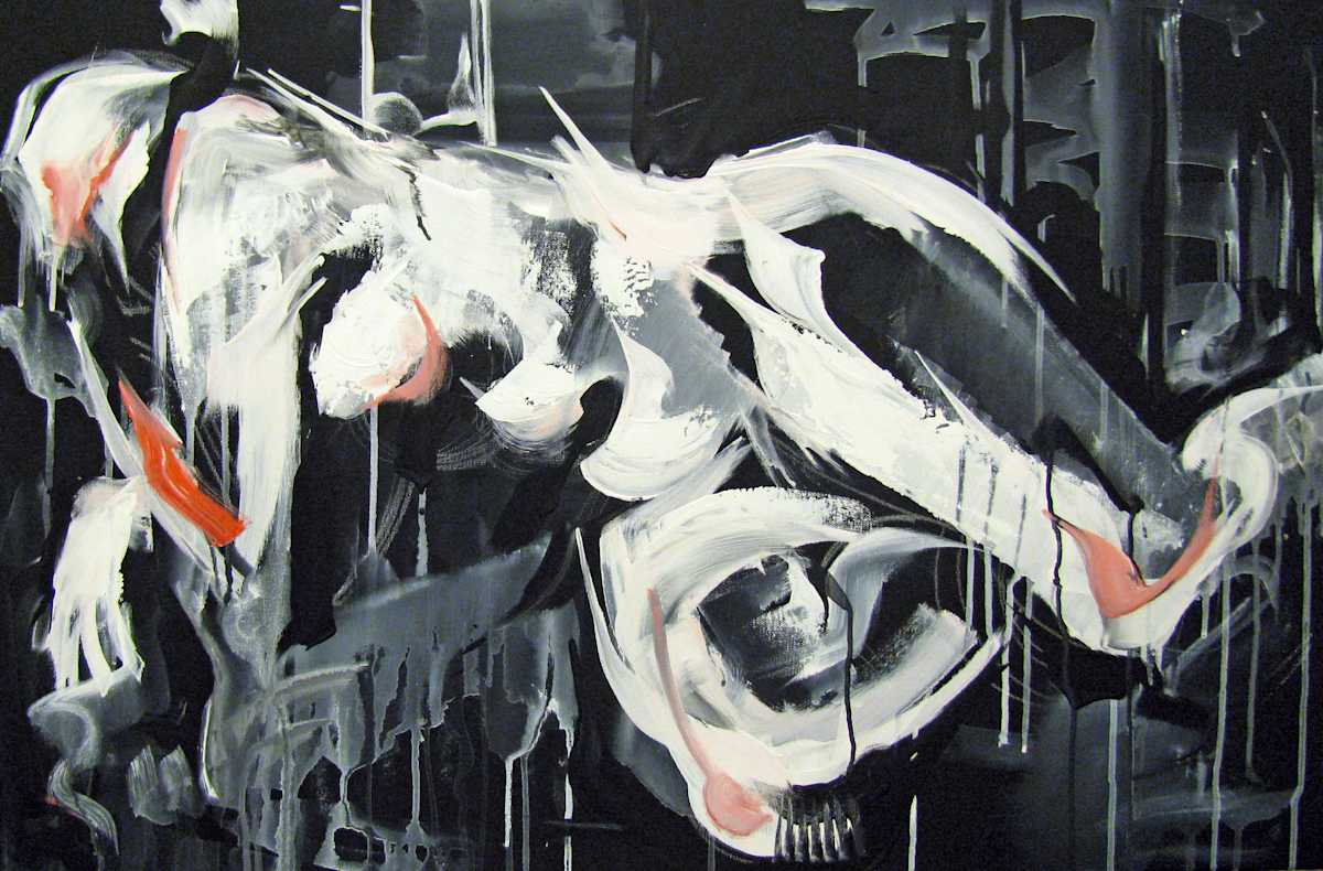 Half Reclining Pose a Lady by Shant Beudjekian 