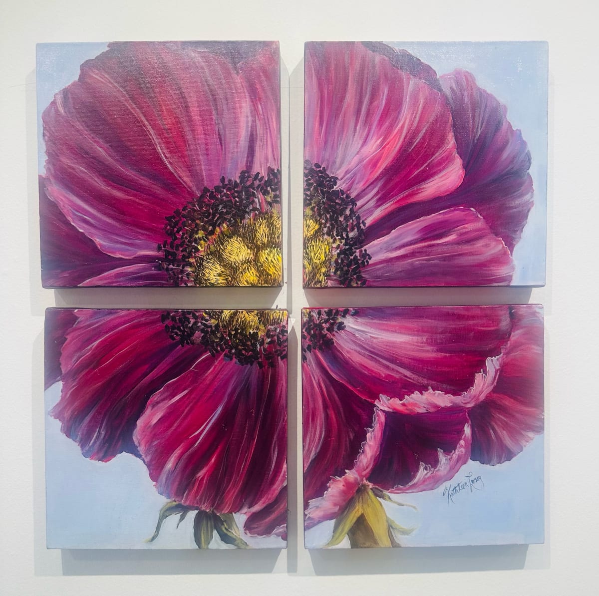 Anemone Squared by Kathleen Losey 