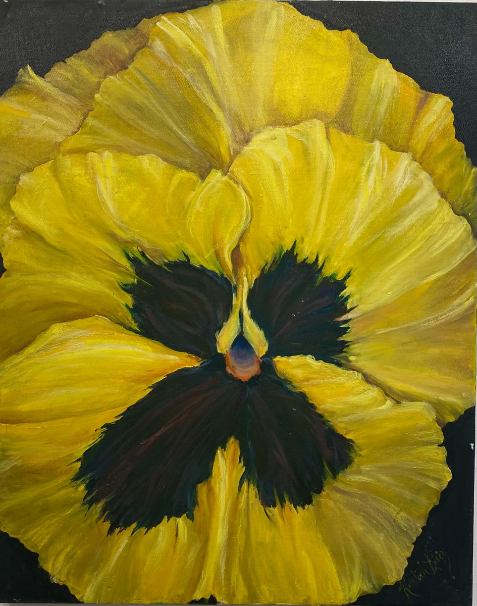 Grande Pansy by Kathleen Losey 