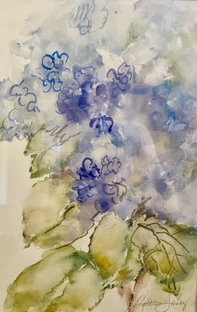 Hydrangea Pair by Kathleen Losey 