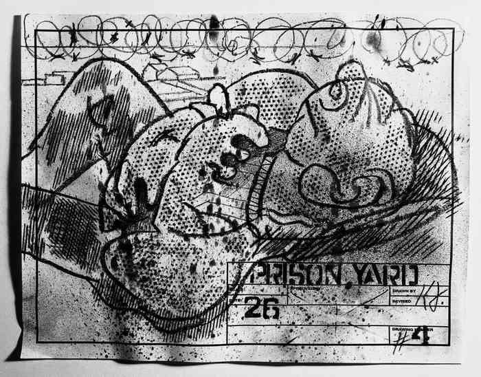 Prison Yard #4 by Kevin Jacobs, Image 1.