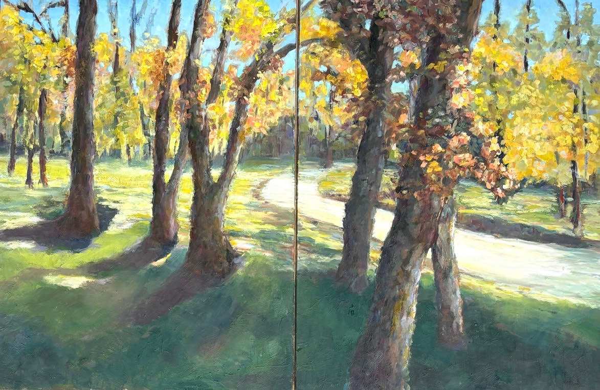Autumn Trail (Katie Williams) by Collymore Oil Painters Atelier, Image 1.