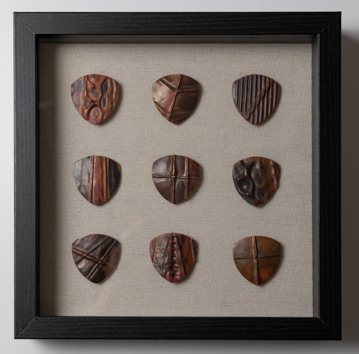 Shields 1 - 9 Foldforms by Lorna Herf 