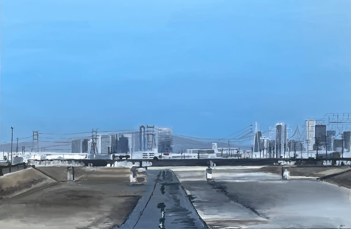 LA River; Clear Skies by Emily Wallerstein 