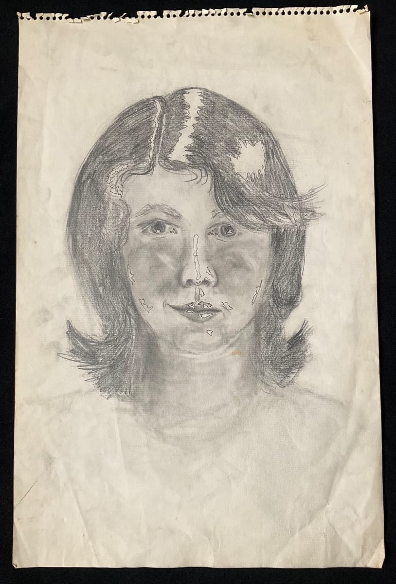 Self Portrait in Pencil by Karen Hochman Brown 