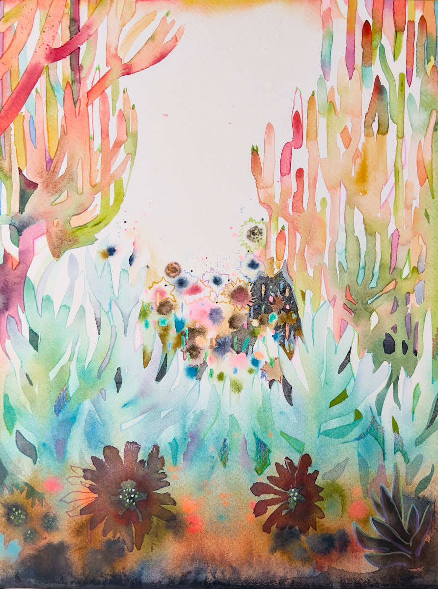 December Garden by Laura Ball 