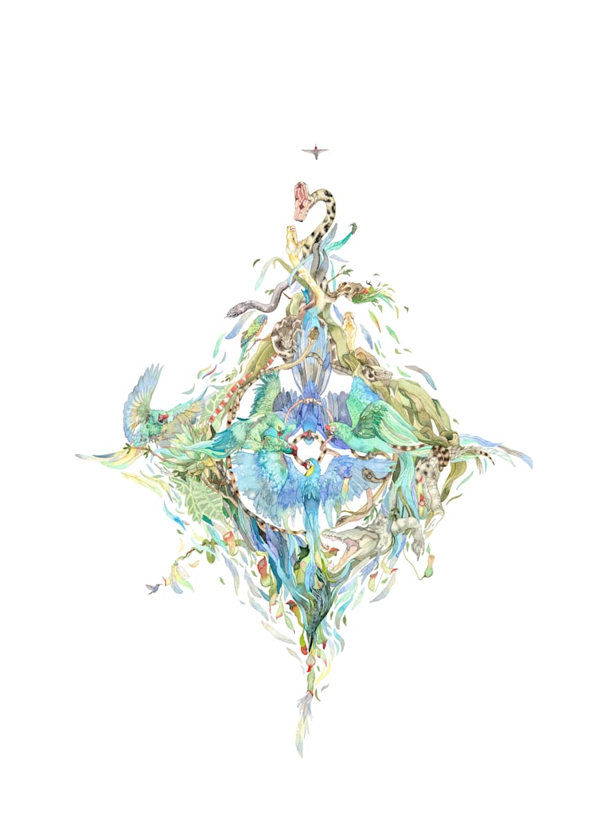 Macaw Mandala by Laura Ball, Image 1.