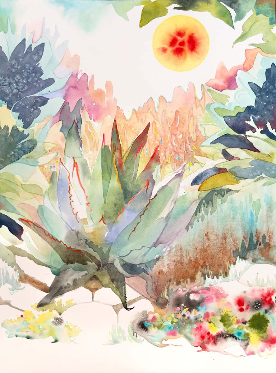 Agave Garden by Laura Ball 