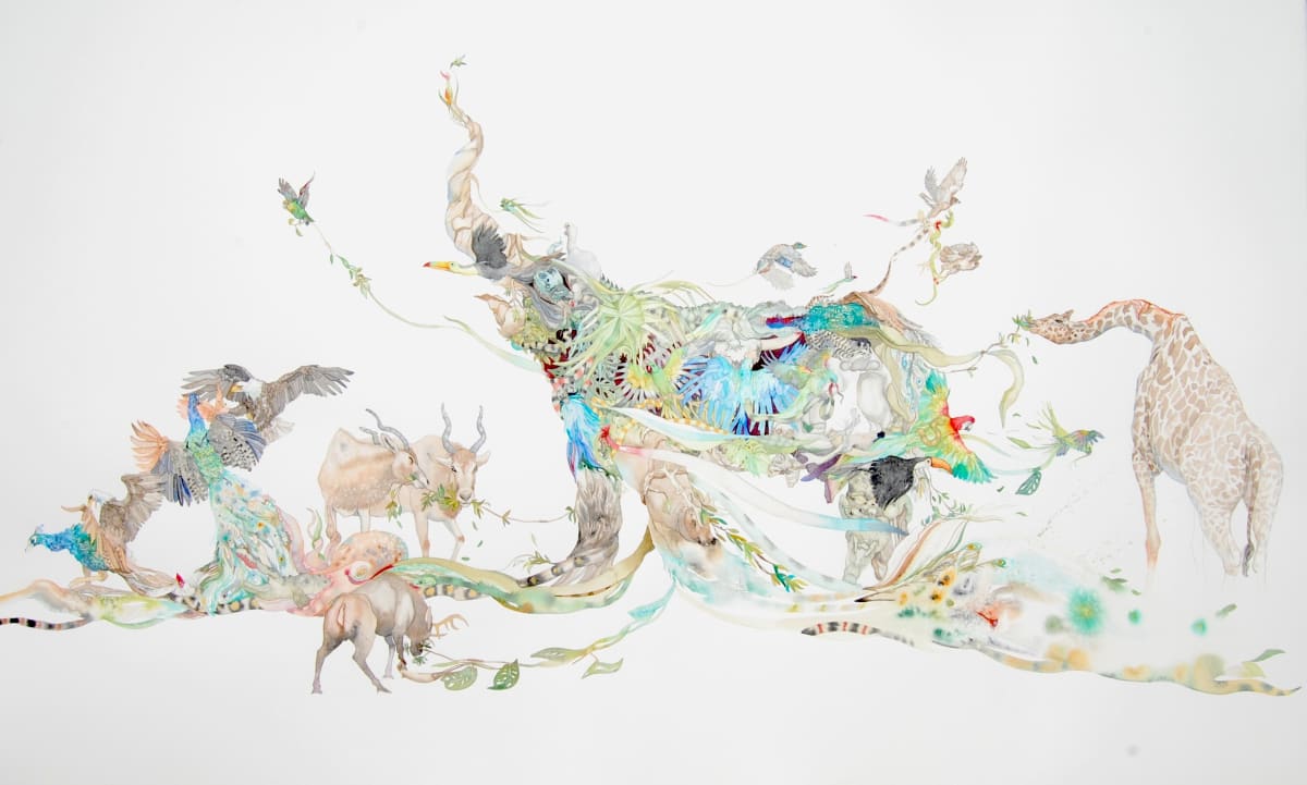 Deconstruction by Laura Ball  Image: One of the large pieces from my show "Minotaur" at the David B Smith Gallery, Denver CO in 2012.