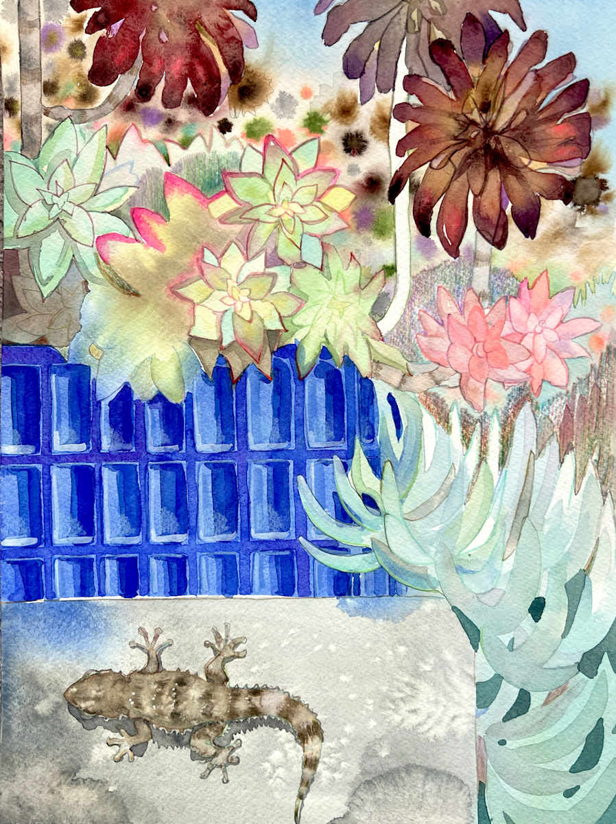 Yard Gecko by Laura Ball, Image 1.