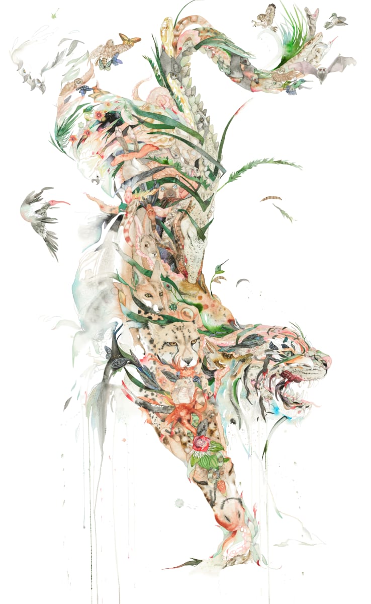 Bengal Tiger Creature by Laura Ball 