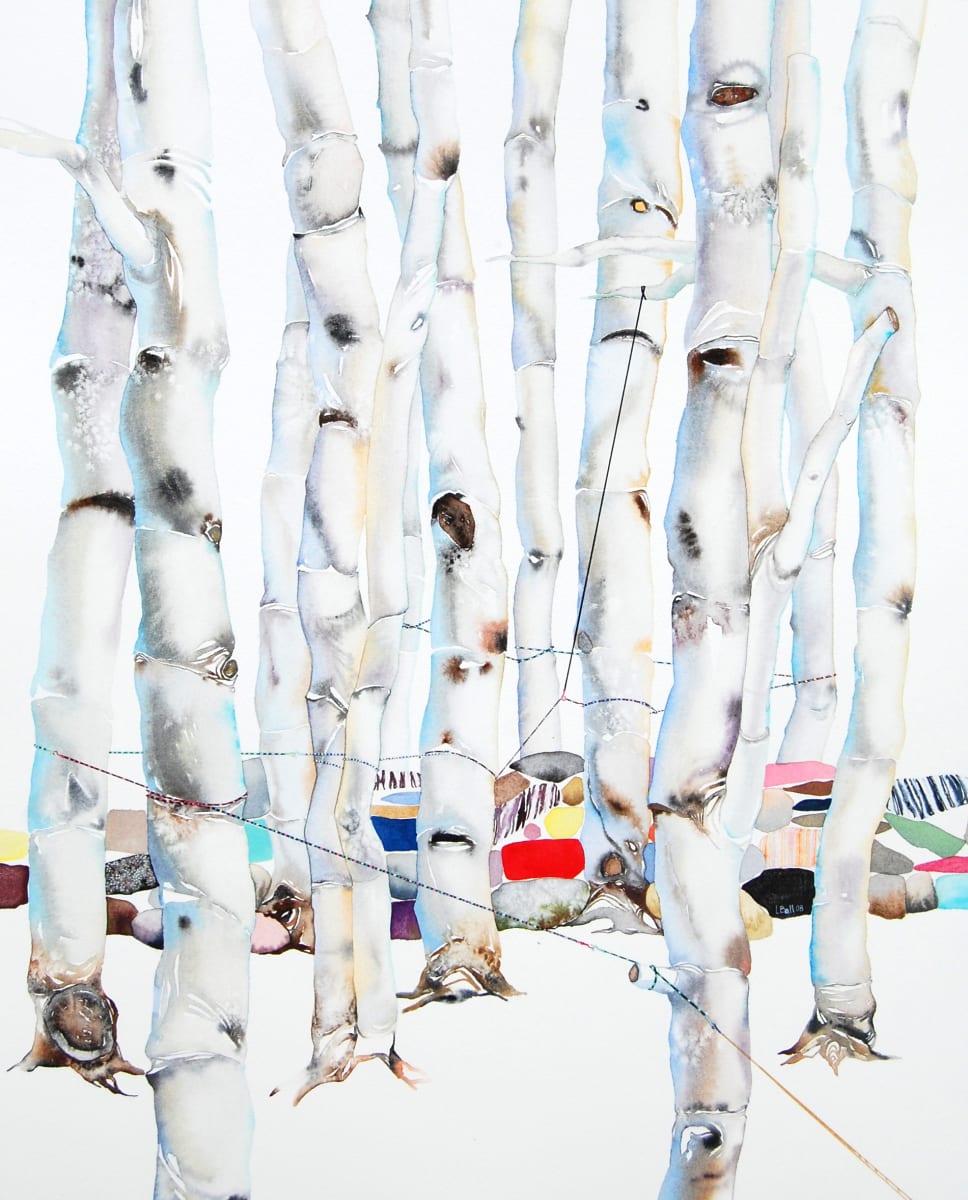Path - Bungee and Trees by Laura Ball 