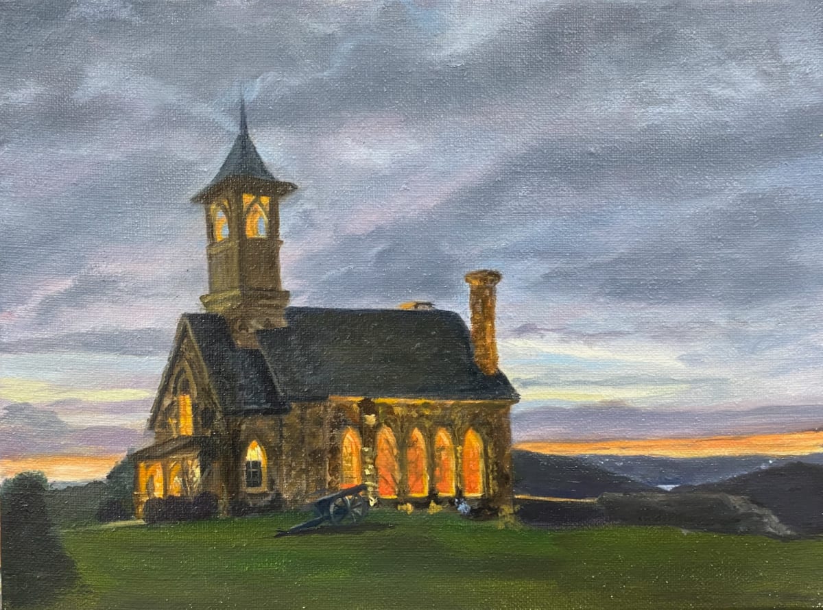 Evening Glow by pat wattam 