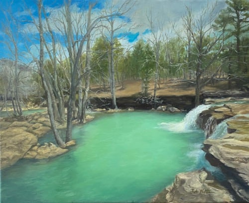 Falling Water by Pat Wattam  Image: Falling Water in Arkansas