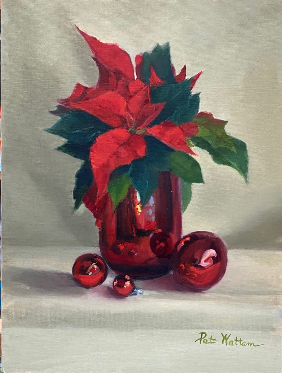 Poinsettia Sparkles by pat wattam 