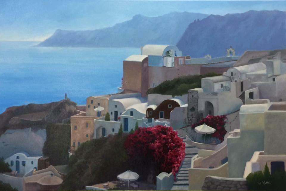 Santorini by Pat Wattam 