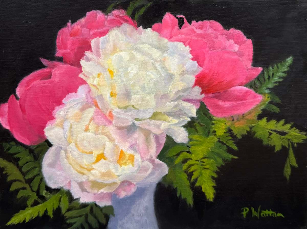 Peonies by Pat Wattam, Image 1.