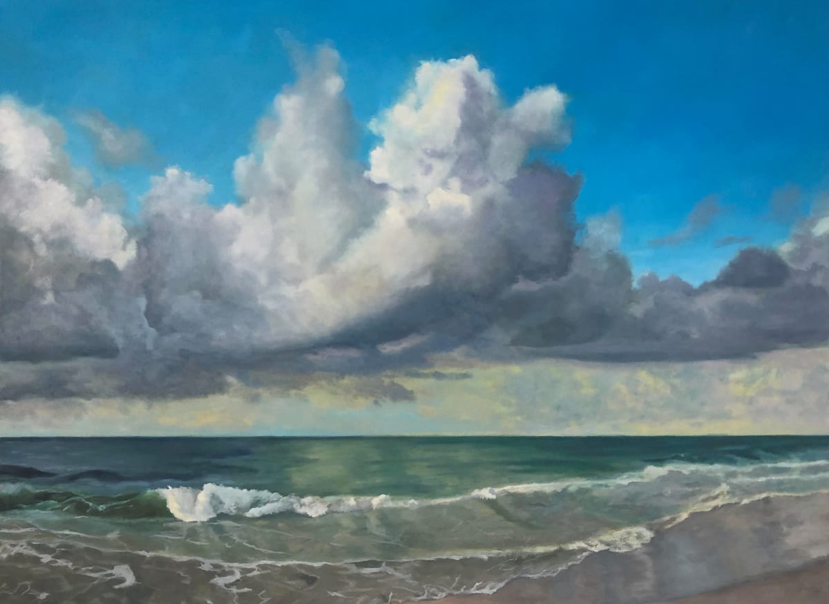 Sunday at the Beach by Pat Wattam 